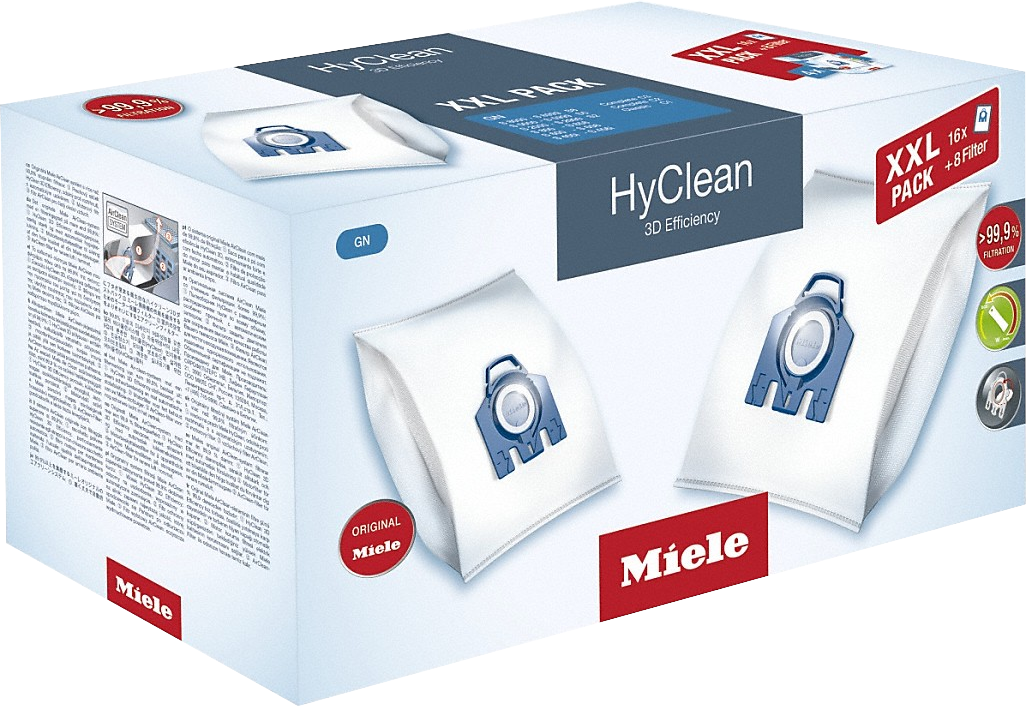 MIELE Sacs aspirateur GN Hyclean 3D Efficiency XXL (10408410)