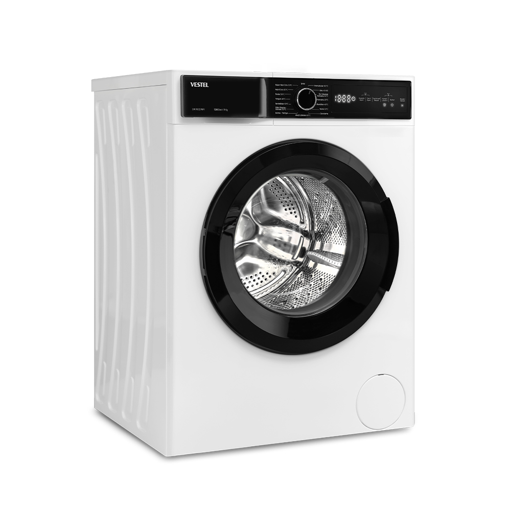 VESTEL CMI 98122 B Enerji Sınıfı Wifi 9kg Çamaşır Makinesi Beyaz