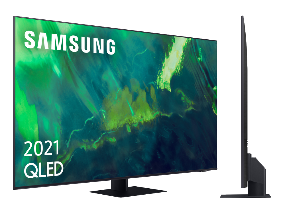 TV QLED 55" - Samsung QE55Q75AATXXC, UHD 4K, Smart TV, HDR10+, Tizen, Motion Xcelerator, Negro