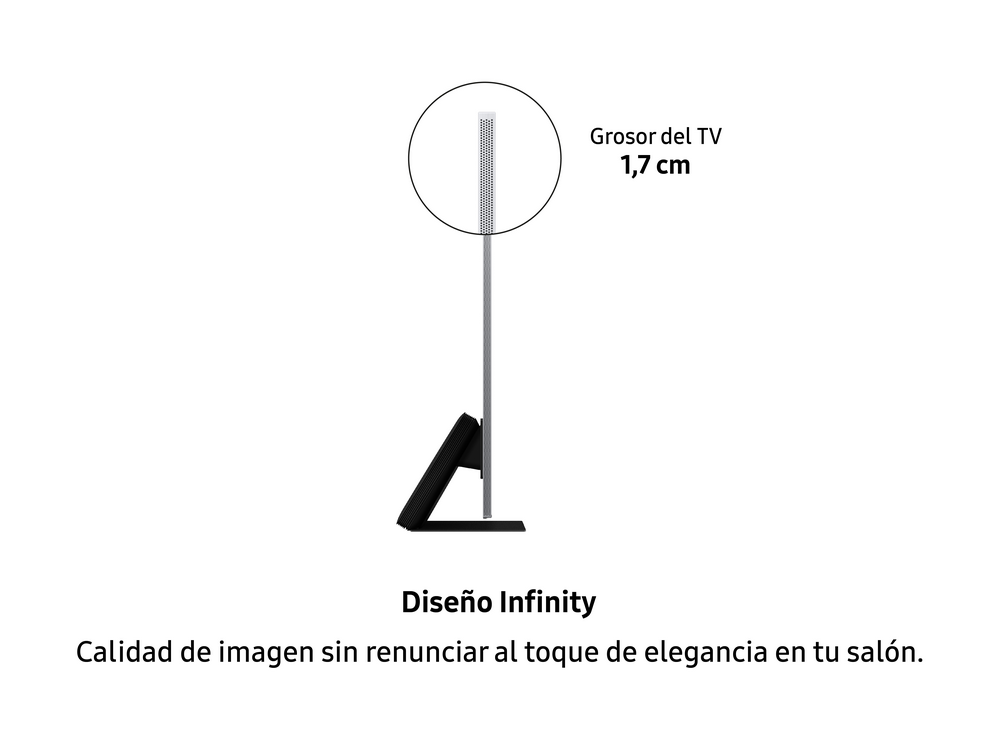 TV QLED 75" - Samsung QE75QN800ATXXC, Neo QLED 8K IA, Quantum Matrix Technology Pro, HDR2000, Negro