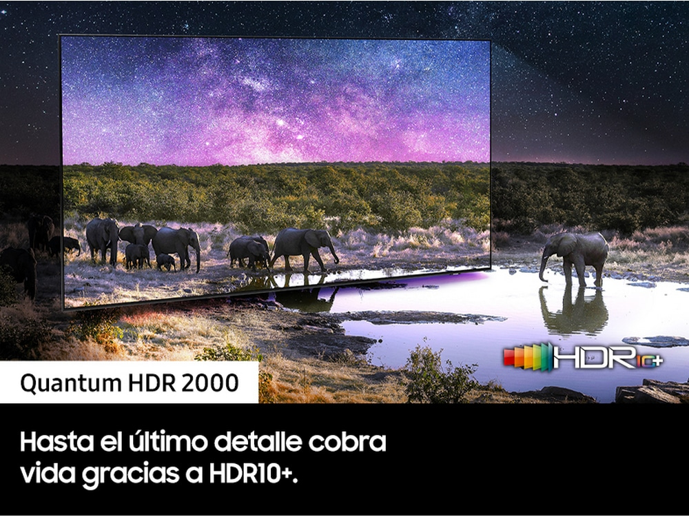 TV QLED 75" - Samsung QE75QN800ATXXC, Neo QLED 8K IA, Quantum Matrix Technology Pro, HDR2000, Negro