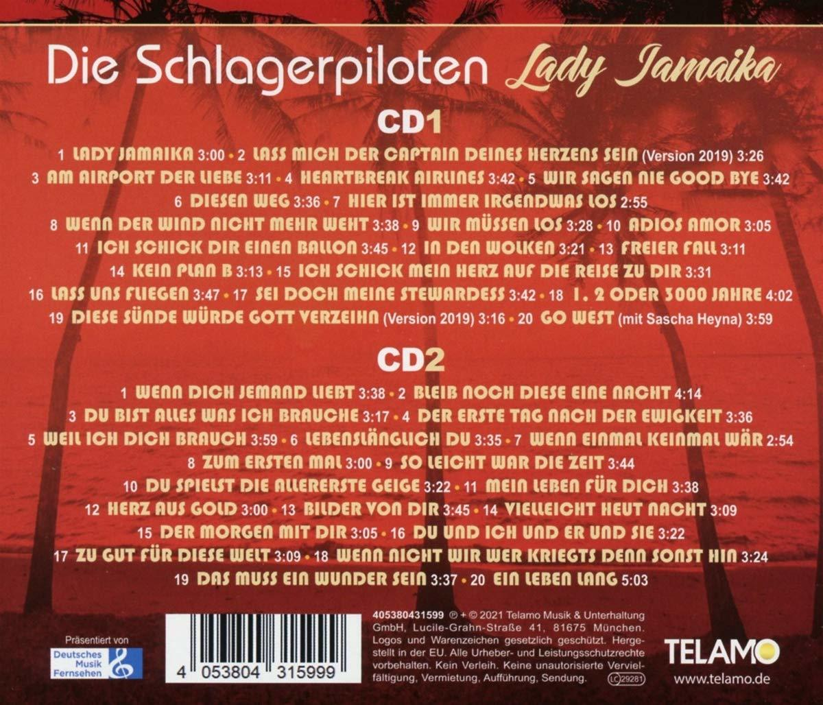 CD-Albumcover mit deutschem Text und einer Titelliste.