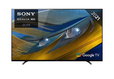 SONY XR-77A80J OLED TV (Flat, TV, SATURN TV), OLED OLED Titanschwarz Google TV, 77 / 195 Zoll 4K, kaufen SMART | cm