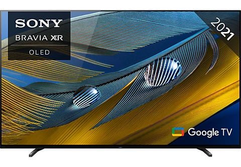 SONY XR-77A80J OLED TV (Flat, 77 Zoll / 195 cm, OLED 4K, SMART TV, Google TV),  OLED TV, Titanschwarz kaufen | SATURN