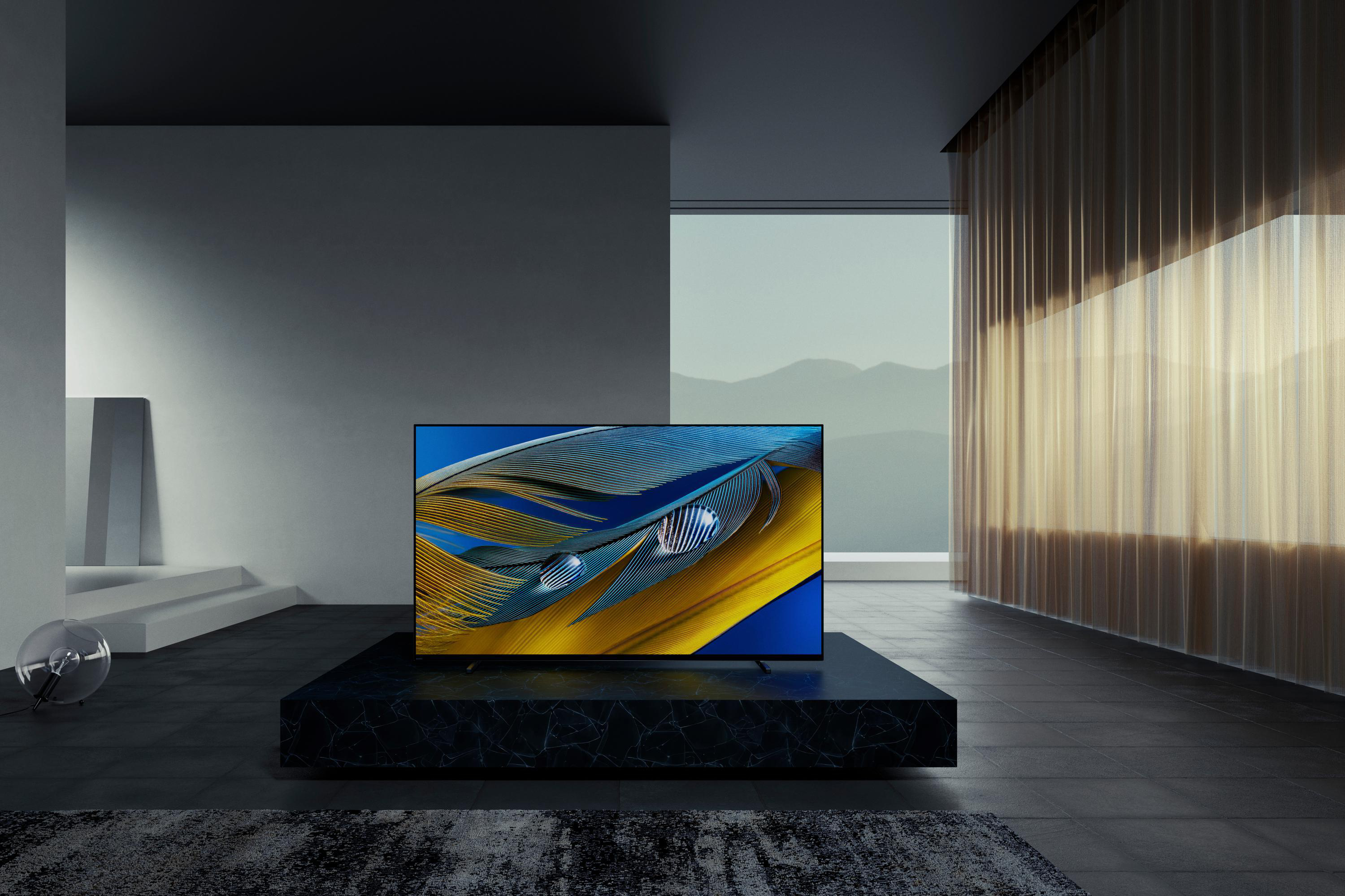 SONY XR-77A80J OLED TV (Flat, Google / 77 SMART Zoll TV, cm, 195 TV) 4K, OLED