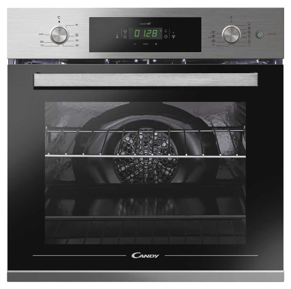 Horno Wifi Candy fcts815xl 70l limpieza h2o 56cm vapor temporizador new timeless 8 funciones display y mandos puerta doble cristal clase acero inoxidable 70 59.5