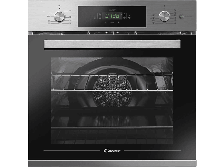 Horno a vapor  Hisense BSA66346PBG, Multifunción, Pirolítico, 77 l, WiFi,  Cocción simultánea, 56.4 cm, Negro