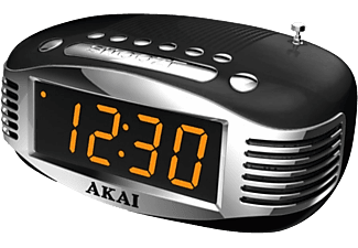 AKAI CE-1500 rádiós ébresztőóra, fekete