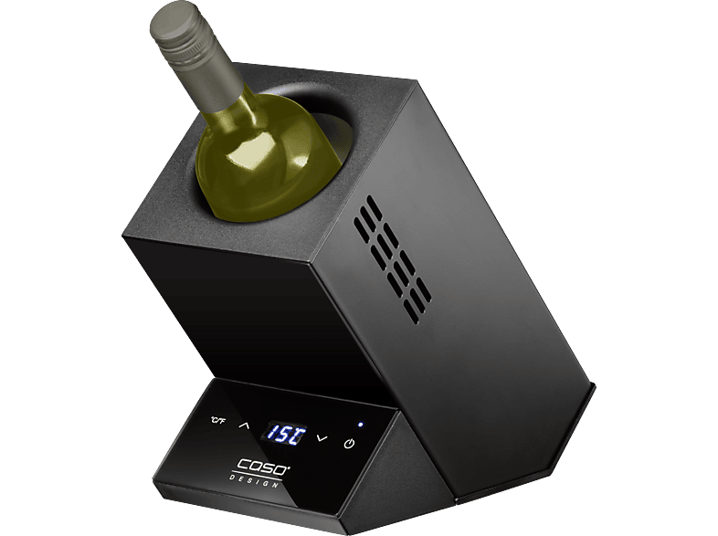 Caso 614 wine CASE one Weinkühler 0.75l, Schwarz, für eine Flasche (bis zu 9 cm Ø)