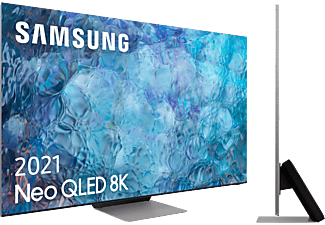 TV QLED 65" - Samsung QE65QN900ATXXC, Neo QLED 8K IA, Matrix Technology Pro, HDR 3000, Smart TV, Plata