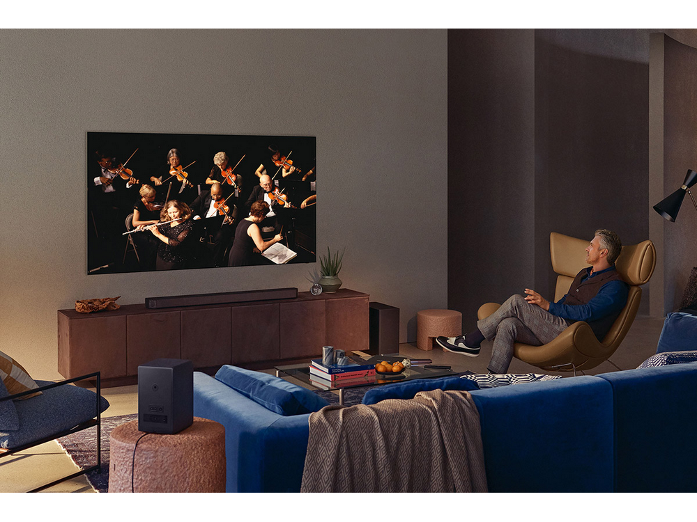 TV QLED 75" - Samsung QE75QN900ATXXC, Neo QLED 8K IA, Matrix Technology Pro, HDR 4000, Smart TV, Plata
