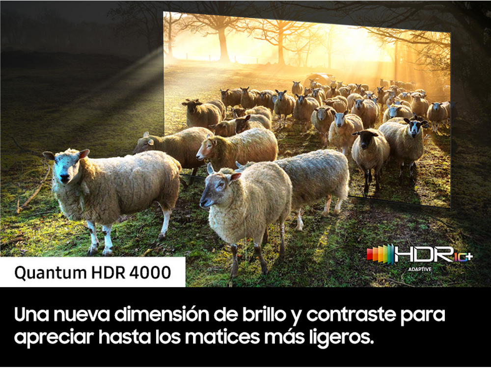 TV QLED 85" - Samsung QE85QN900ATXXC, Neo QLED 8K IA, Matrix Technology Pro, HDR 4000, Smart TV, Plata