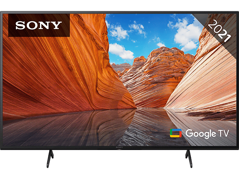 SONY KD-43X80J LED TV (Flat, 43 Zoll / 108 cm, UHD 4K, SMART TV, Google TV)