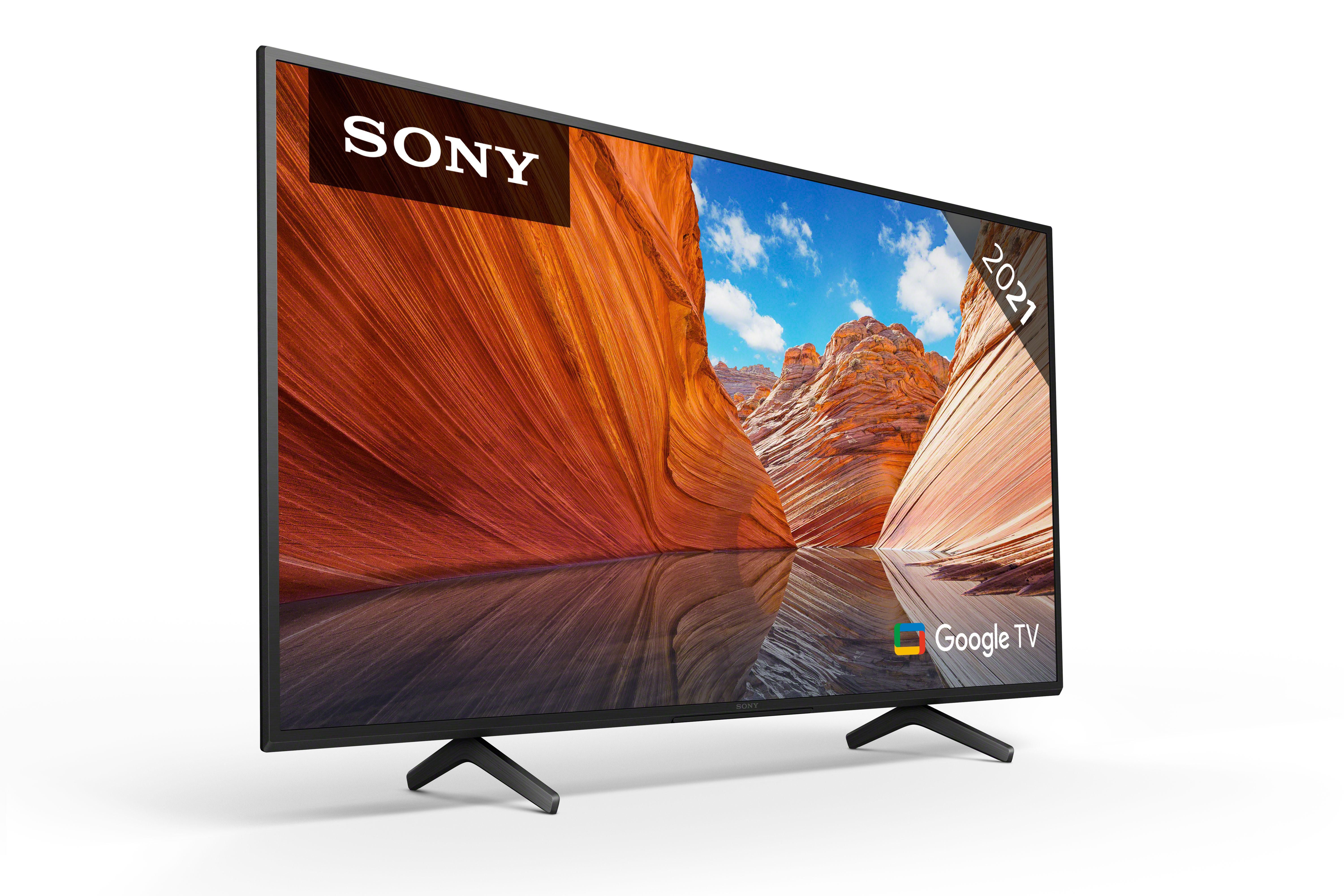 LED (Flat, TV cm, TV, 108 UHD 4K, SONY Google KD-43X80J / Zoll 43 TV) SMART