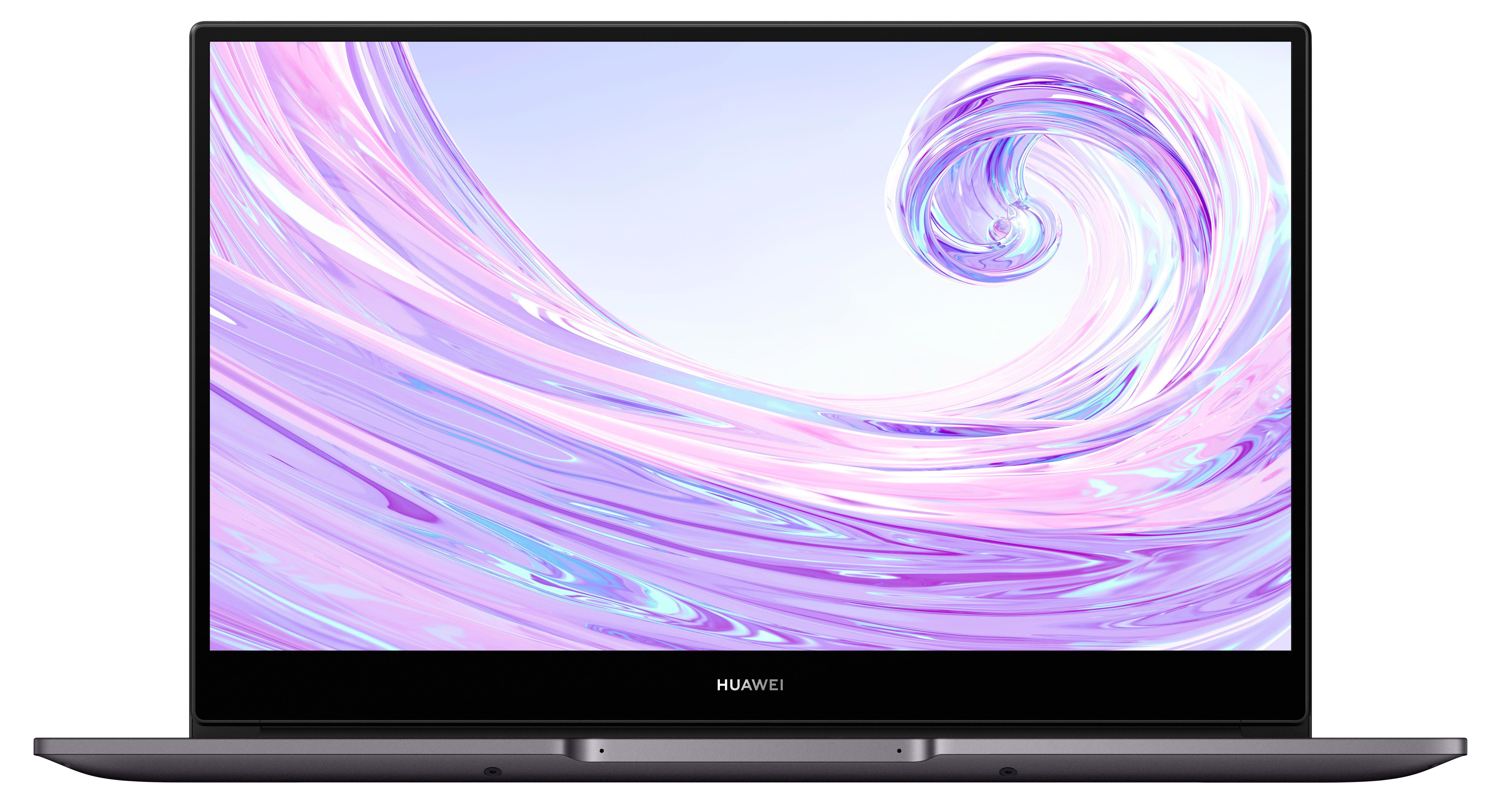 HUAWEI MATEBOOK D 14, Notebook mit 14 Zoll Display, Windows 10 Home, Intel® Core™ i5 Prozessor, 16 GB RAM, 512 GB SSD, Intel® UHD Grafik 620, Space Gray