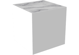 NEWGARDEN Bora - Table d'extérieur (Blanc/Gris)