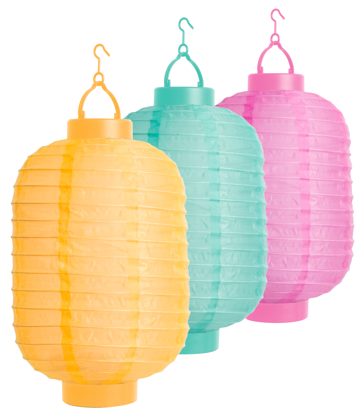 GARDEN OF EDEN 11399G Szolár lampion, 3 színben, hidegfehér LED-es, 21 cm