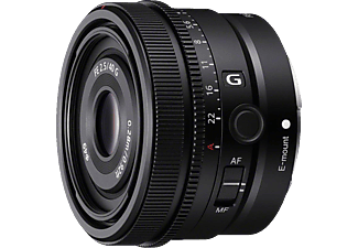 SONY SEL40F25G Vollformat - 40 mm f/2.5 G-Lens, FHB, IF, Circulare Blende, DMR (Objektiv für Sony E-Mount, Schwarz)