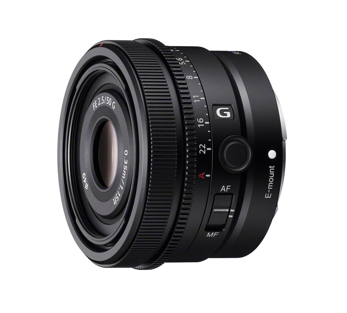SONY SEL50F25G Vollformat - Blende, G-Lens, Circulare DMR für 50 (Objektiv FHB, Schwarz) mm IF, f/2.5 E-Mount, Sony