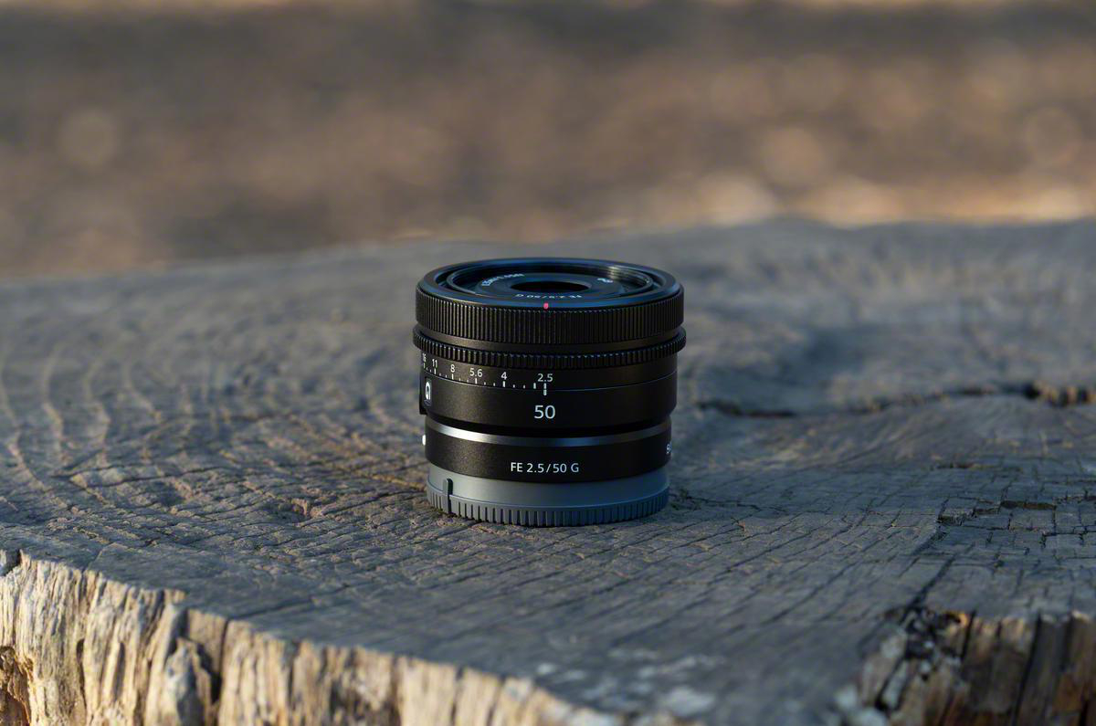 G-Lens, E-Mount, FHB, für 50 Blende, Sony SONY SEL50F25G Circulare f/2.5 IF, Schwarz) mm DMR Vollformat - (Objektiv