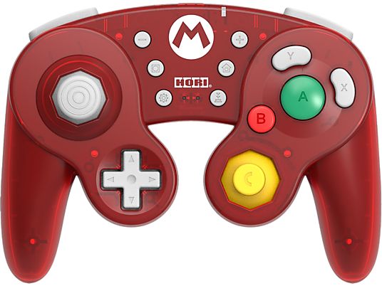 HORI Battle Pad Mario Edition - Controller (Rosso)