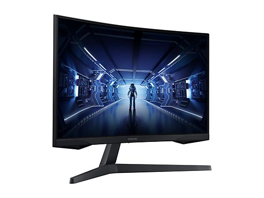 Monitor gaming - Samsung Odyssey LC32G55TQWRXEN, 32" WQHD, Curvo, 1 ms, 144 Hz, FreeSync Premium, HDR10, Negro