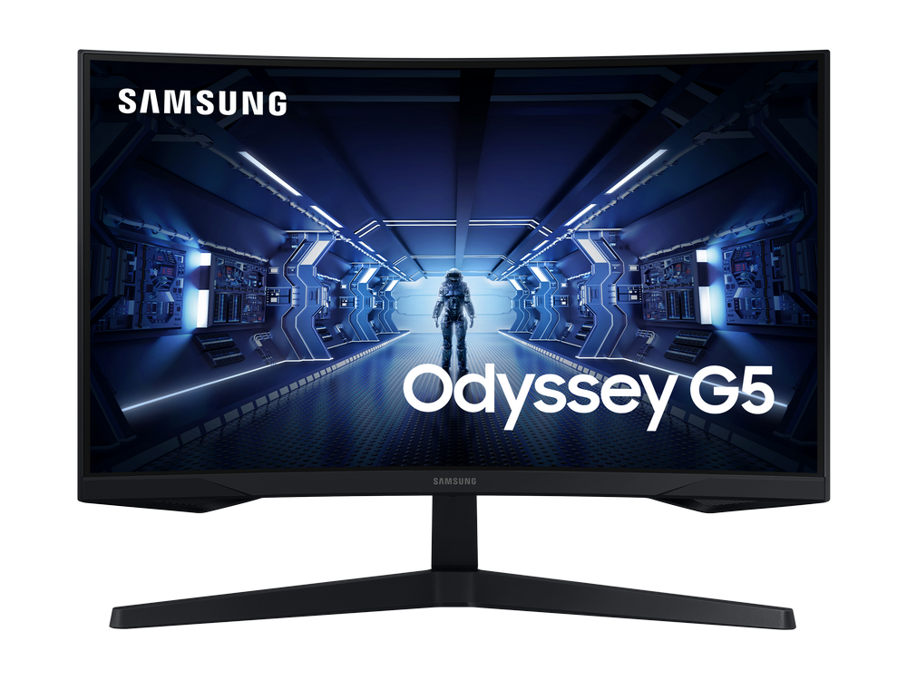 Monitor gaming - Samsung Odyssey LC32G55TQWRXEN, 32" WQHD, Curvo, 1 ms, 144 Hz, FreeSync Premium, HDR10, Negro