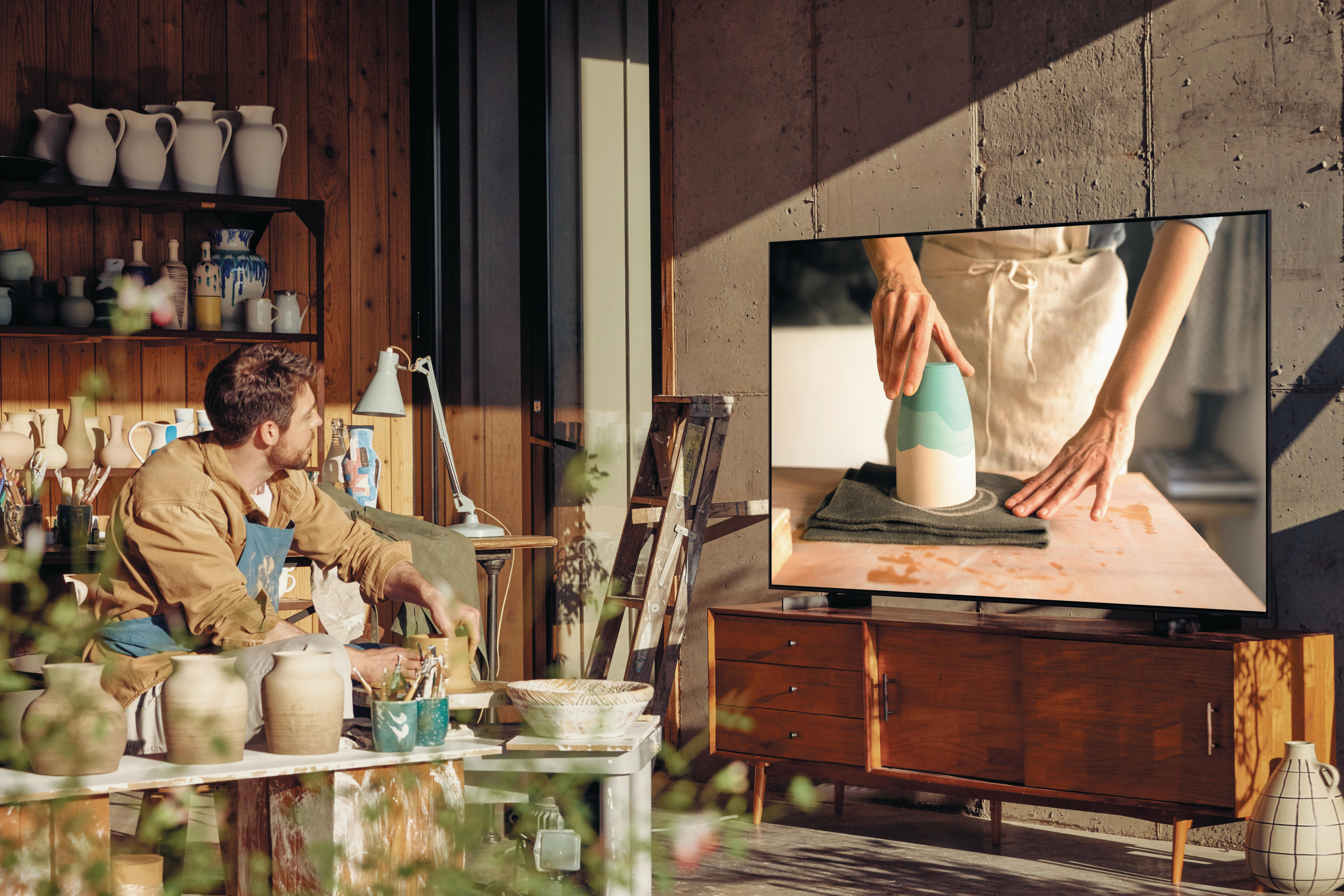 SAMSUNG GU65AU8079 LED TV (Flat, 65 Zoll / 163 cm, UHD 4K, SMART TV, Tizen)