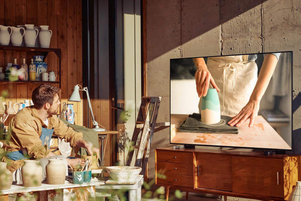 SAMSUNG GU65AU8079 LED TV (Flat, 65 Zoll / 163 cm, UHD 4K, SMART TV, Tizen)