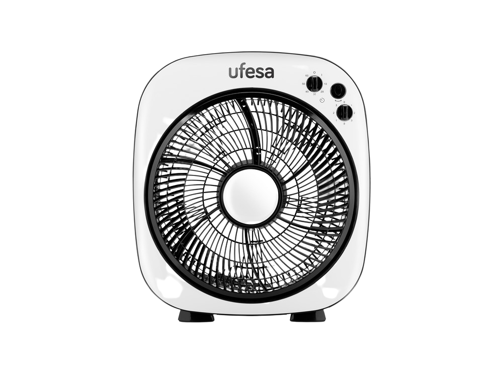 Ventilador de sobremesa - Box Fan BF5040 UFESA, Blanco