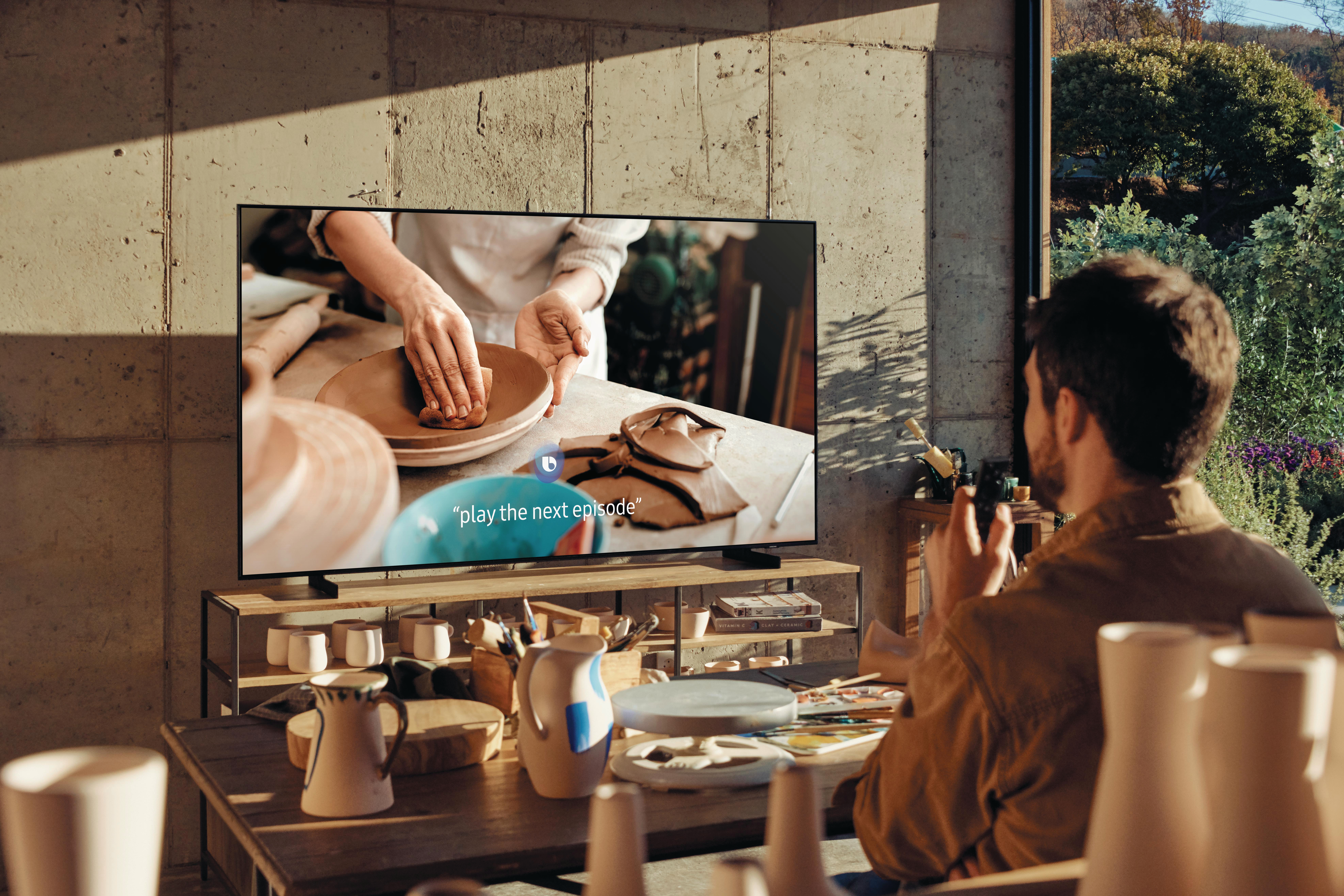 SAMSUNG GU43AU8079 LED TV (Flat, 43 Zoll / 108 cm, UHD 4K, SMART TV, Tizen)