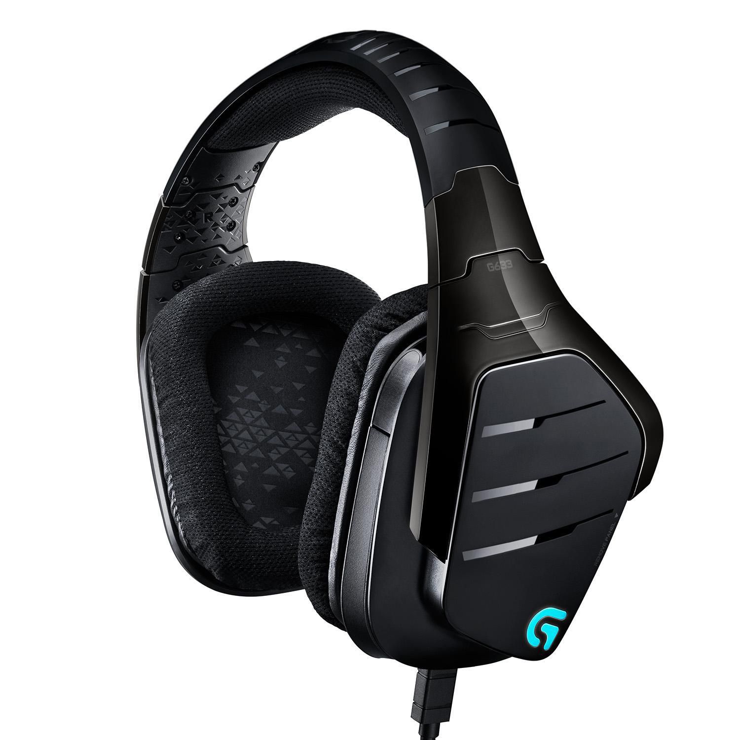 LOGITECH G633 Artemis, Over-ear Gaming Headset Schwarz