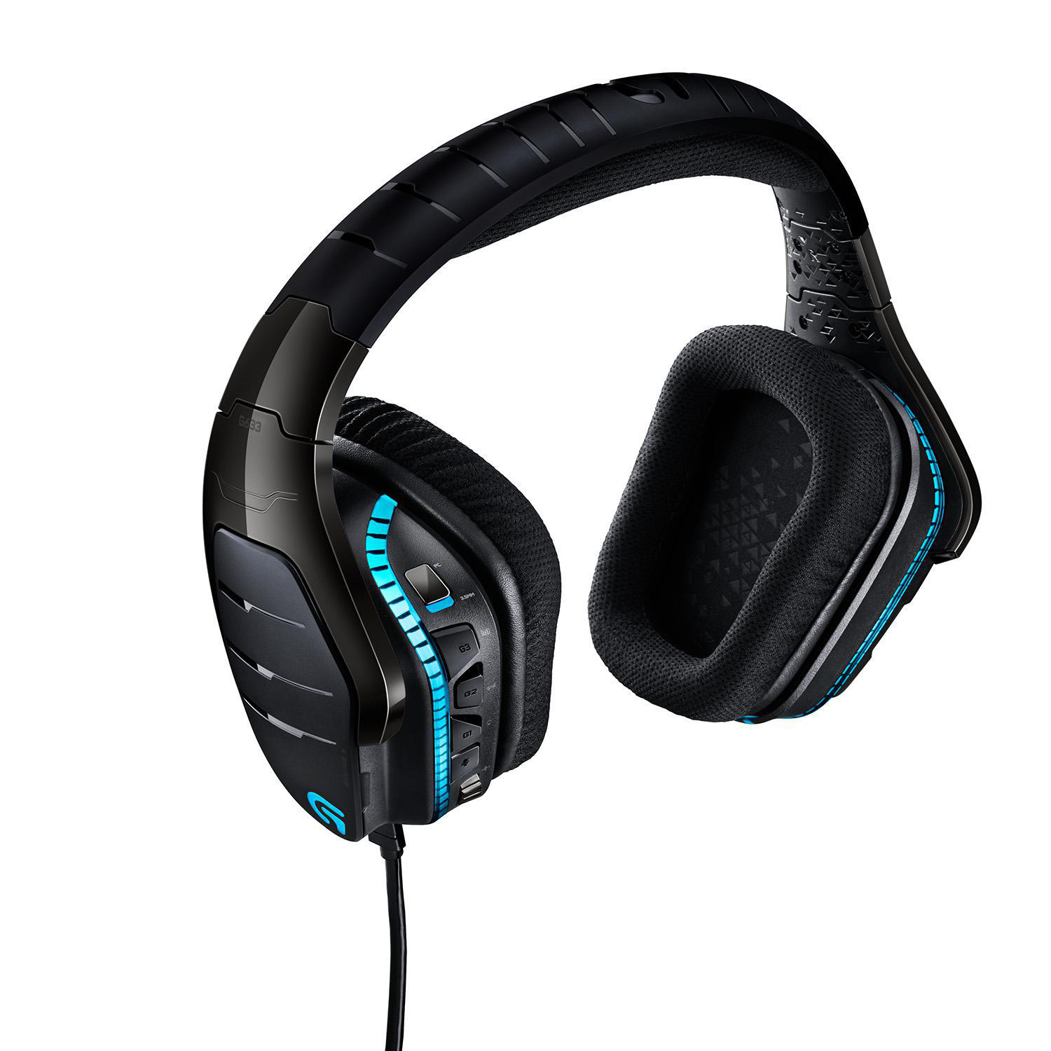 LOGITECH G633 Artemis, Over-ear Gaming Headset Schwarz