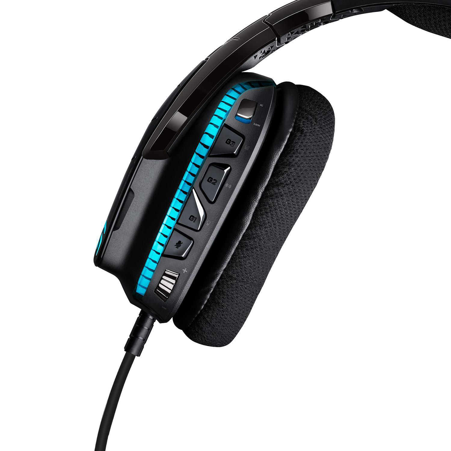 LOGITECH G633 Artemis, Over-ear Gaming Headset Schwarz