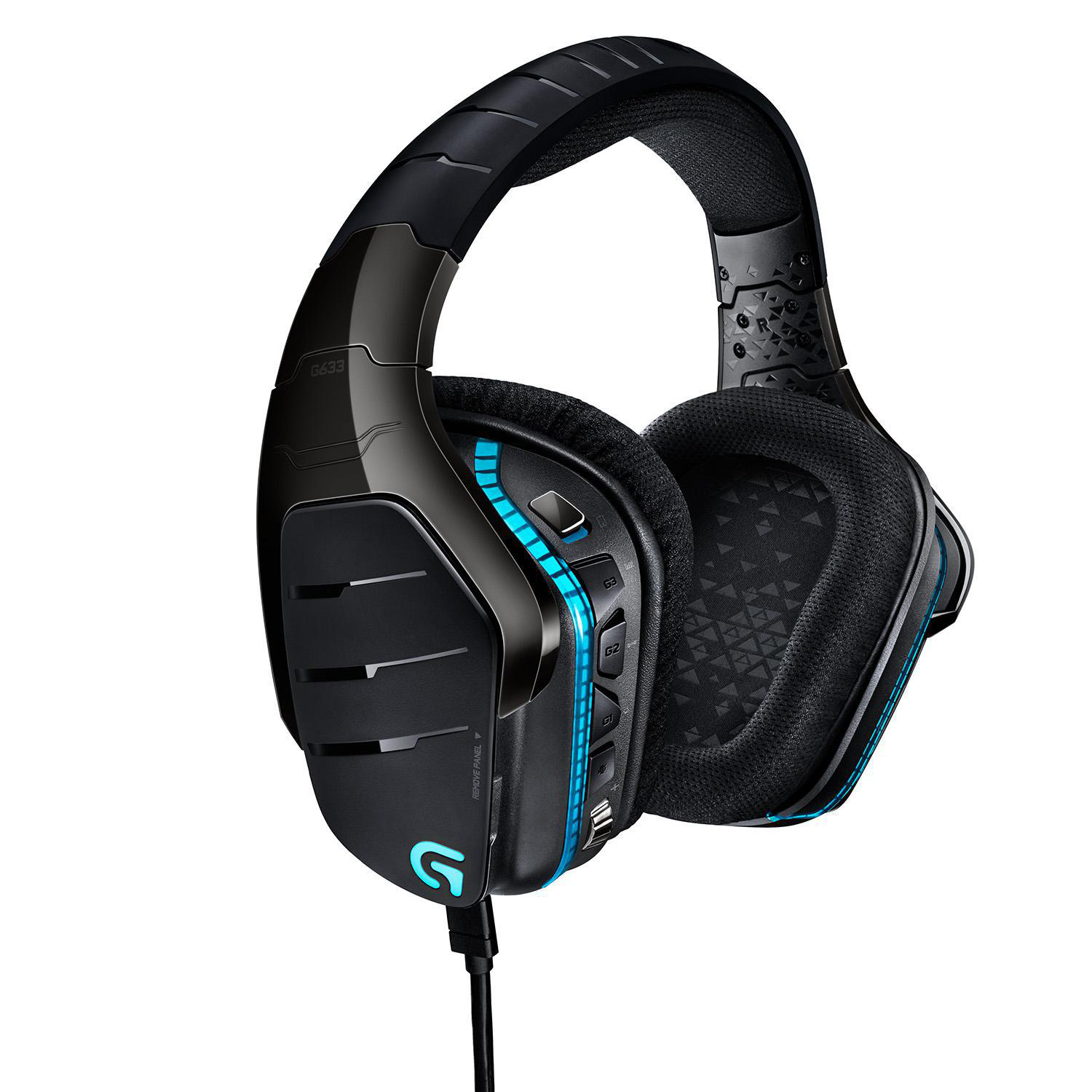 LOGITECH G633 Artemis, Over-ear Gaming Headset Schwarz