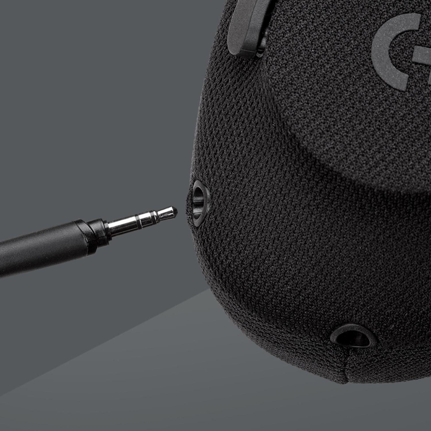 LOGITECH G433 Surround Gaming, Over-ear Headset Triple Black