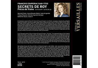Vialle/Bouedo-Mallet/Roussel/Daucé - Secrets de Roy-Pièces de violes  - (CD)