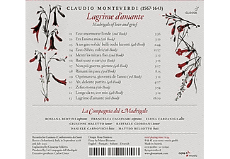 La Compagnia Del Madrigale - Lagrime d'amante-Madrigale über Liebe und Leid  - (CD)