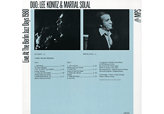 Konitz & Solal - Live At The Berlin Jazz Days 1980  - (Vinyl)