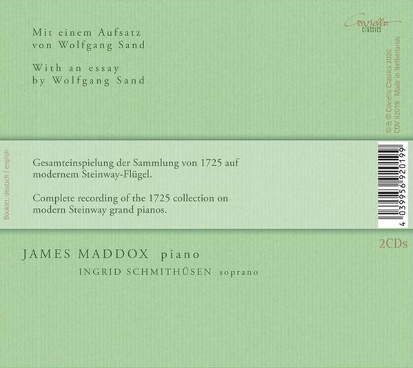 Ein Buchcover mit Text auf Englisch und Deutsch. Es ist ein CD-Cover für ein Musikalbum.