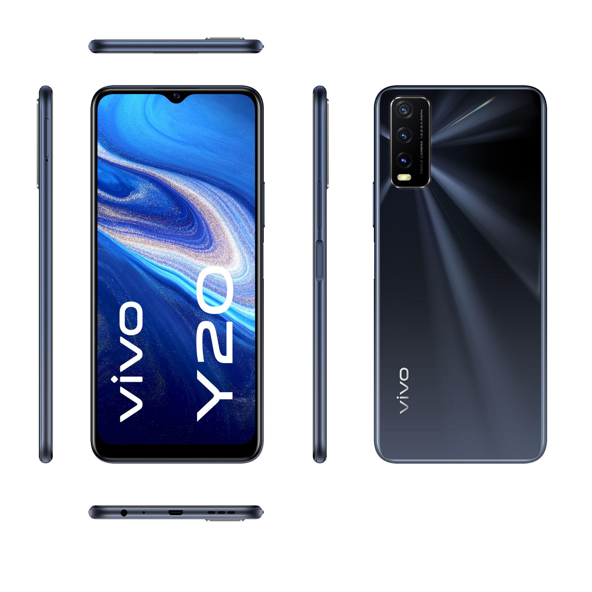 VIVO Y20 64 GB Akıllı Telefon Siyah