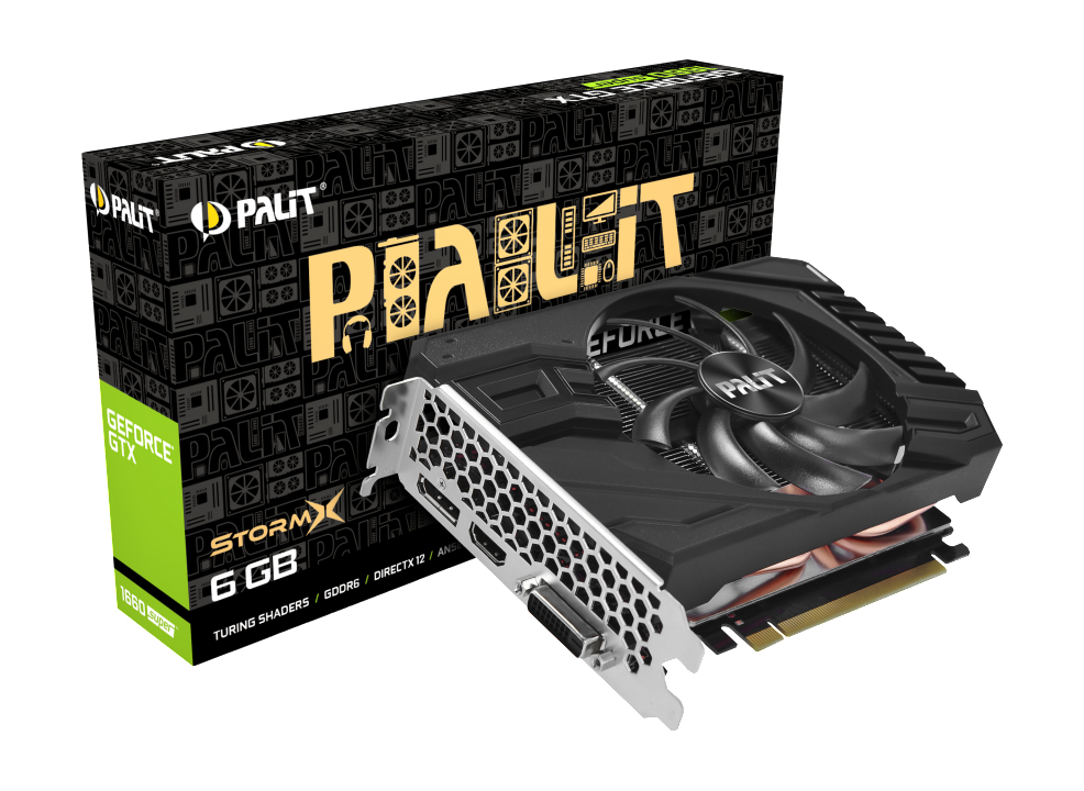 Grafikkarte PALIT GeForce® GTX 1660 SUPER StormX 6G (NE6166S018J9 