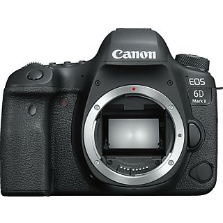 Cámara réflex - Canon EOS 6D Mark II Body, 26.2 MP, Full HD, 4K en Time-lapse, Negro