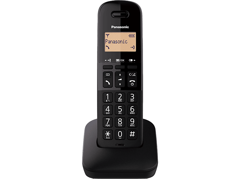 PANASONIC KX-TGB610SLB schnurloses Telefon, Schwarz