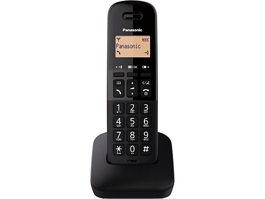 PANASONIC KX-TGB610SLB - Telefono fisso senza fili (Nero)