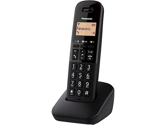 PANASONIC KX-TGB610SLB - Telefono fisso senza fili (Nero)