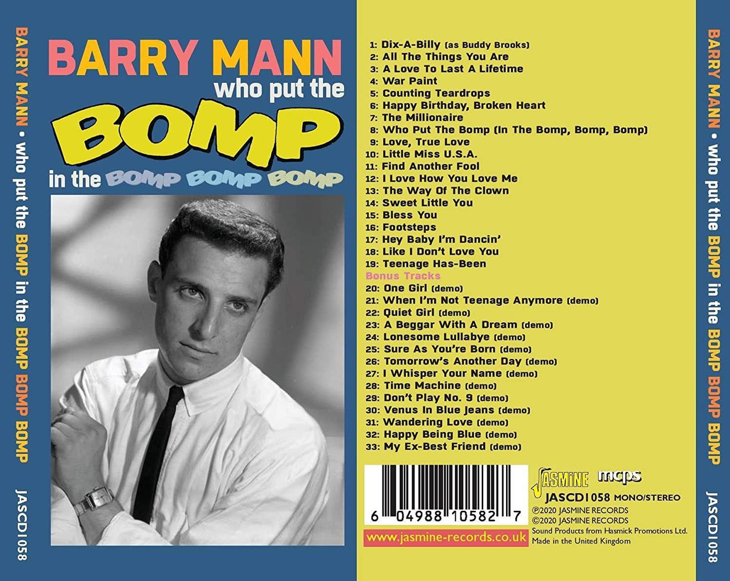 Barry Mann - Who Put The Bomp In The Bomp Bomp Bomp  - (CD)