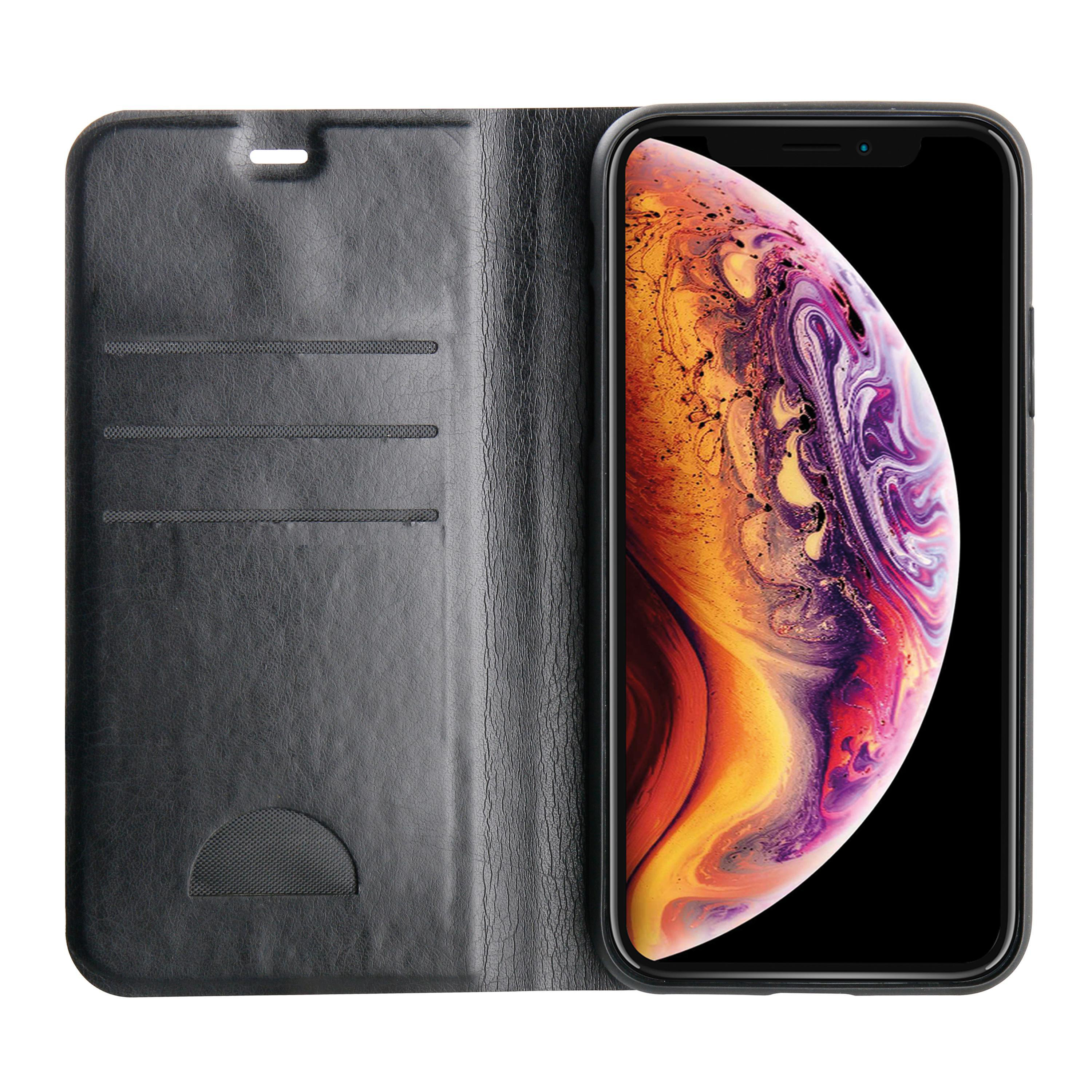 Apple, iPhone VIVANCO Bookcover, Wallet, Schwarz Premium XS Max,