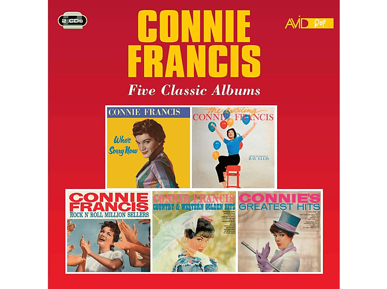 Connie Francis - FIVE ALBUMS - CLASSIC (CD)