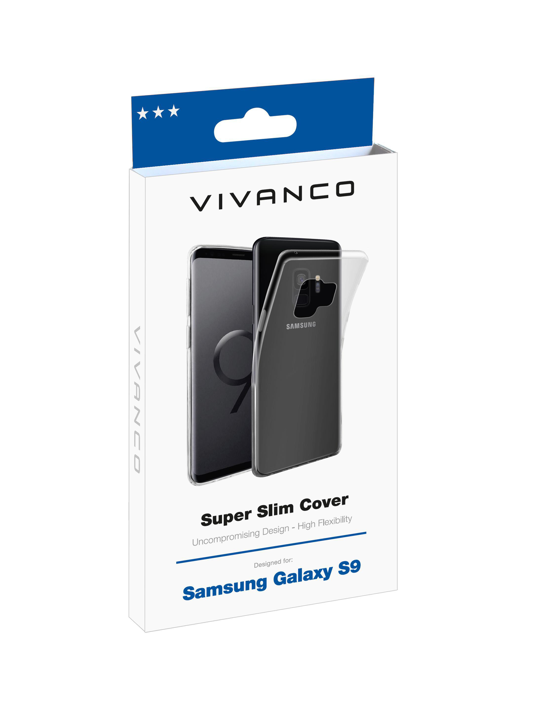 Slim, Transparent Samsung, Super Galaxy Backcover, S9, VIVANCO